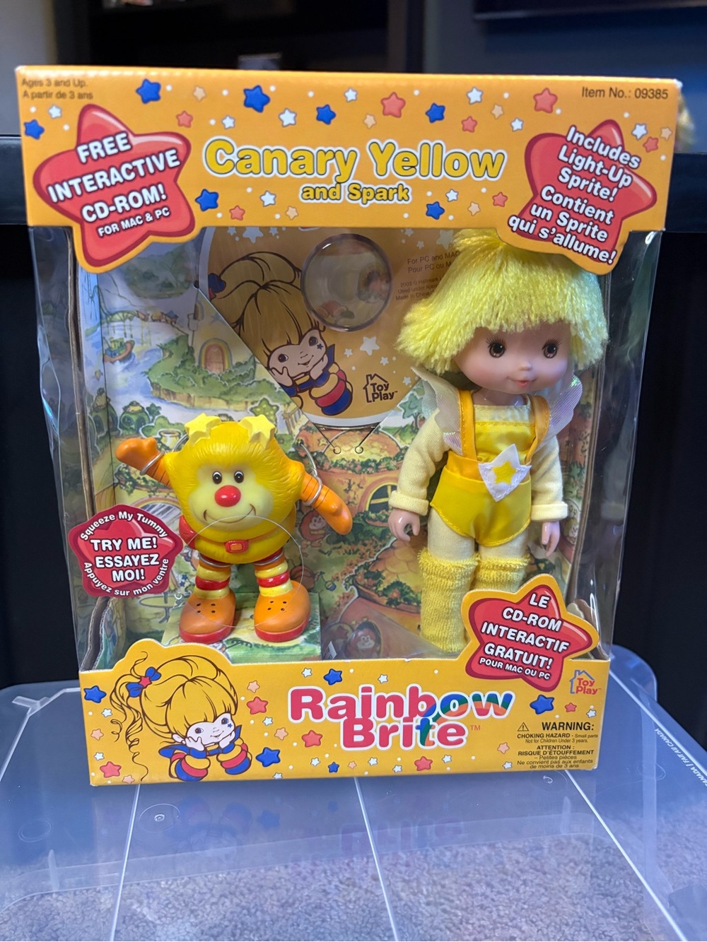 2003 Rainbow Brite Canary Yellow NIB doll